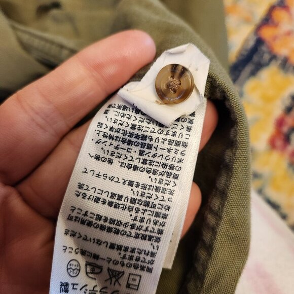 Eddie Bauer Mens Size XL 100% Cotton Short Sleeve Green Button up Shirt - Picture 2 of 6